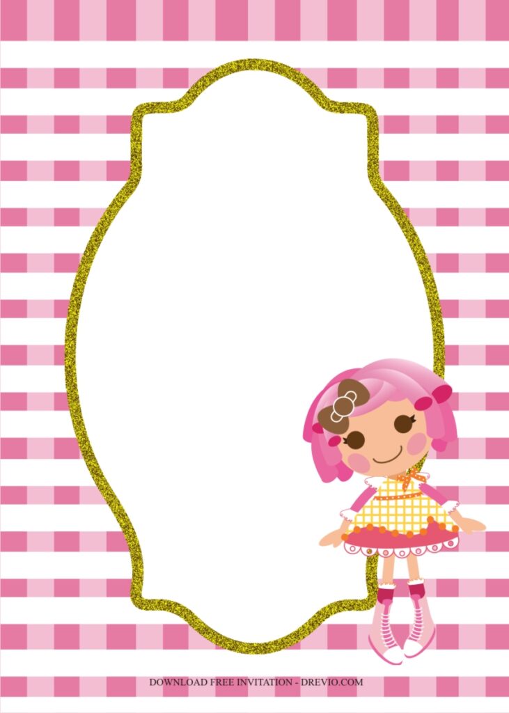 Invitation Template of Easy Lalaloopsy Birthday Party Ideas on a Budget 1