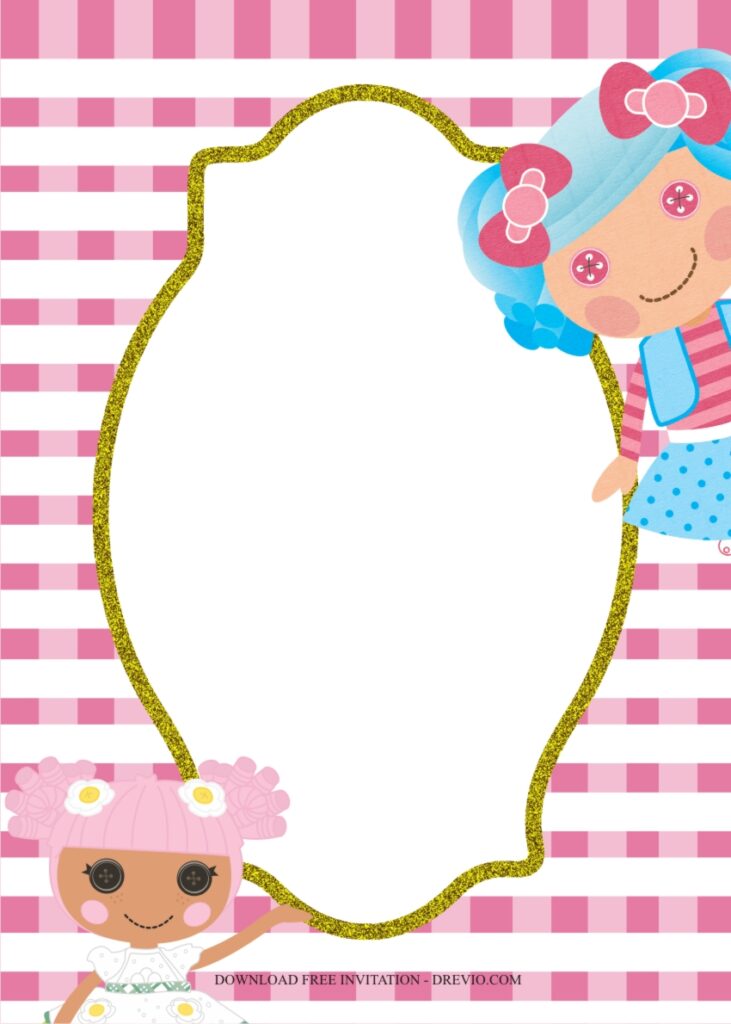 Invitation Template of Easy Lalaloopsy Birthday Party Ideas on a Budget 11