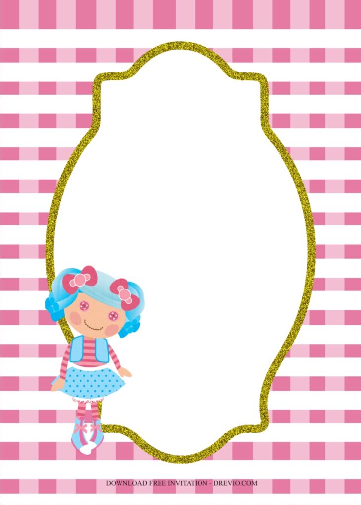 Invitation Template of Easy Lalaloopsy Birthday Party Ideas on a Budget 2