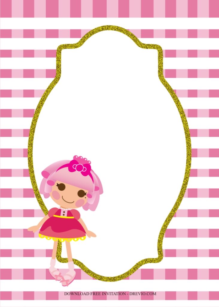 Invitation Template of Easy Lalaloopsy Birthday Party Ideas on a Budget 3