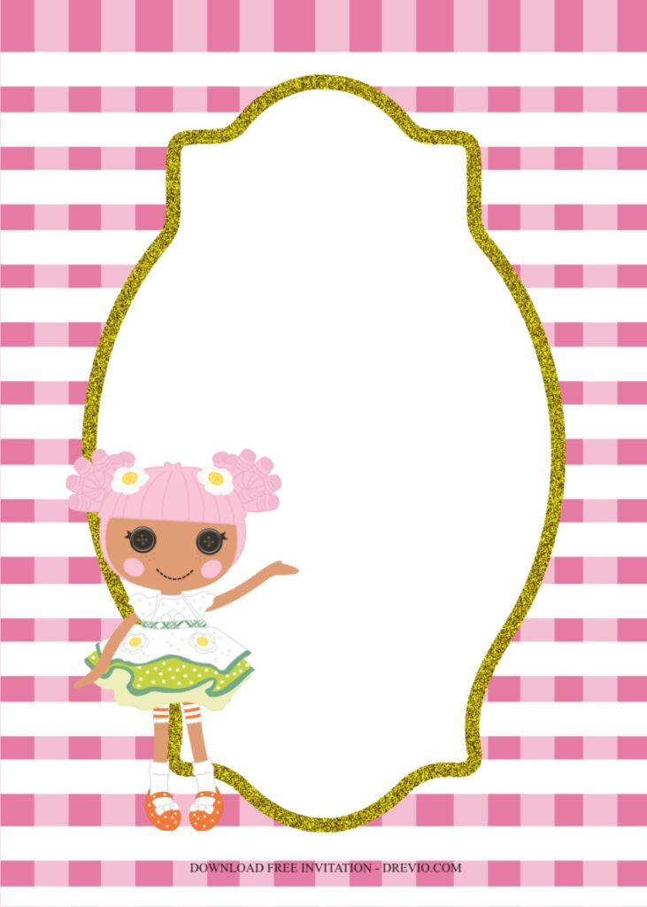 Invitation Template of Easy Lalaloopsy Birthday Party Ideas on a Budget 4