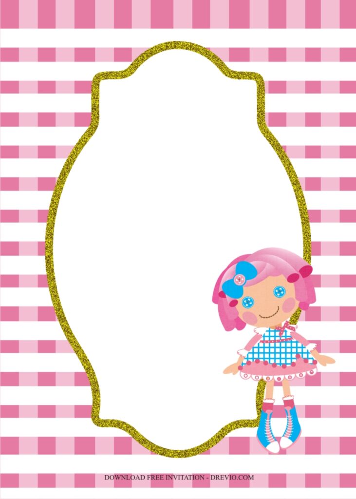 Invitation Template of Easy Lalaloopsy Birthday Party Ideas on a Budget 5