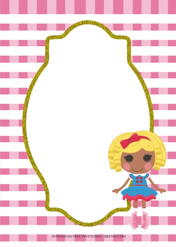 Invitation Template of Easy Lalaloopsy Birthday Party Ideas on a Budget 7