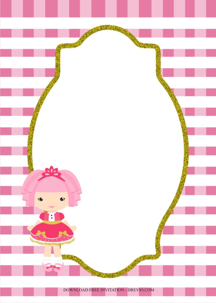 Invitation Template of Easy Lalaloopsy Birthday Party Ideas on a Budget 8