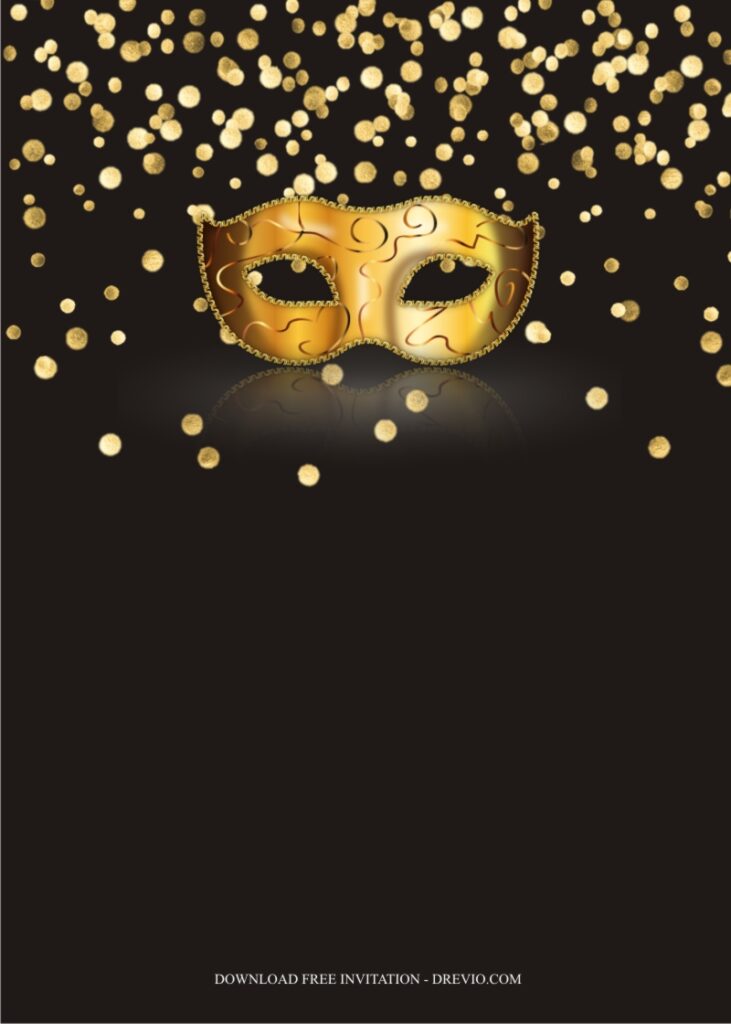 Invitation Template of 101 Guide to Masquerade Ball Themed Birthday Party Ideas 2