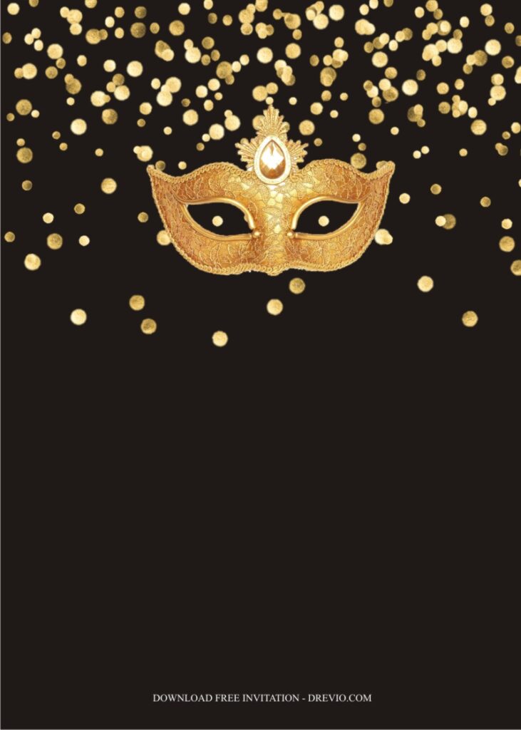 Invitation Template of 101 Guide to Masquerade Ball Themed Birthday Party Ideas 6