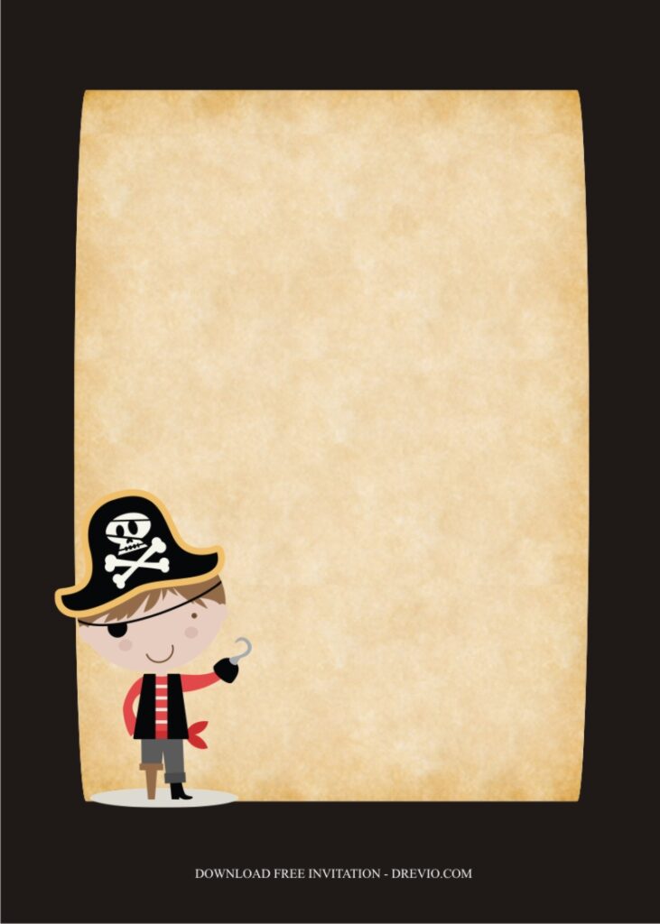 Invitation Template of Ultimate Pirate Birthday Party Ideas For Little Explorer 1