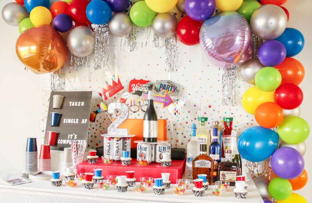 21st Birthday Party Ideas (Credit: birthdayinabox)