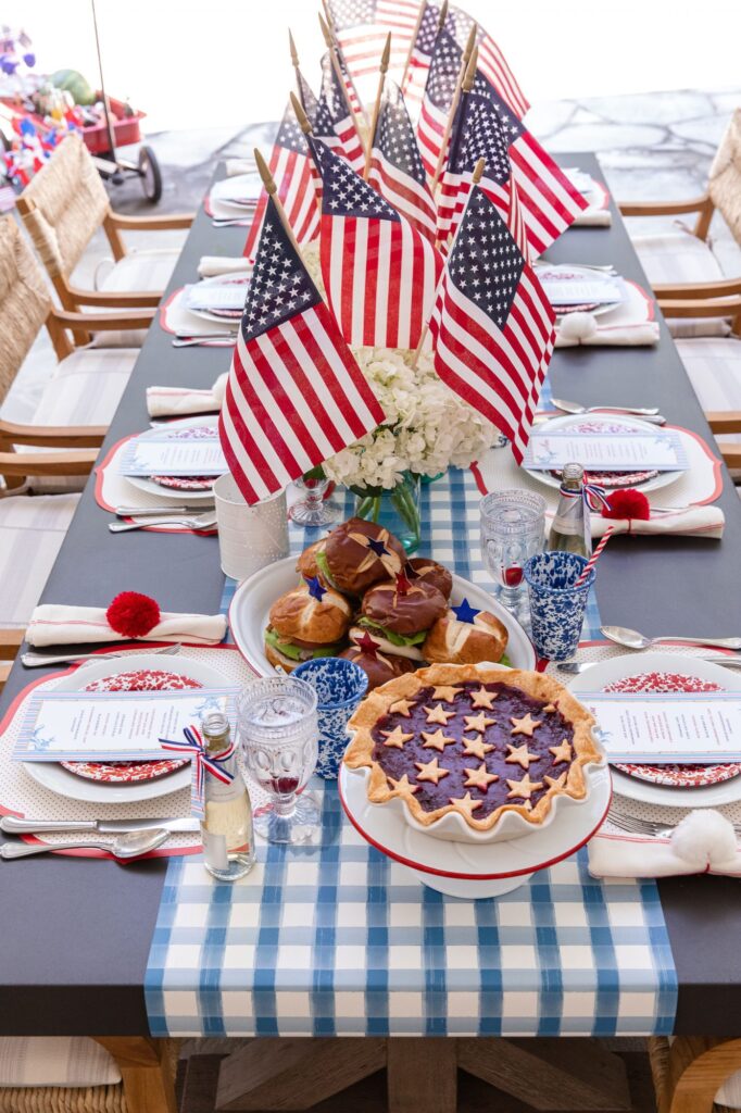 4th of July Party Table Setting (Credit: Shouthern Living)