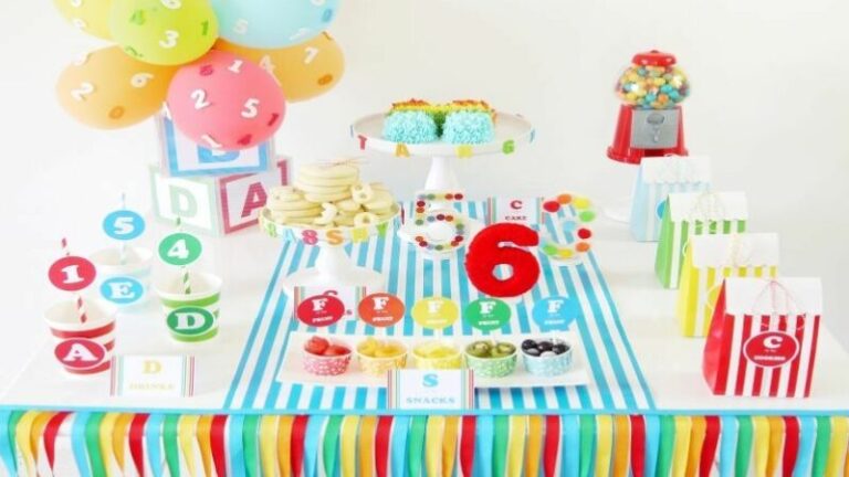 Ideas How To Throw ABC Birthday Party For Girls - Drevio : Free And ...