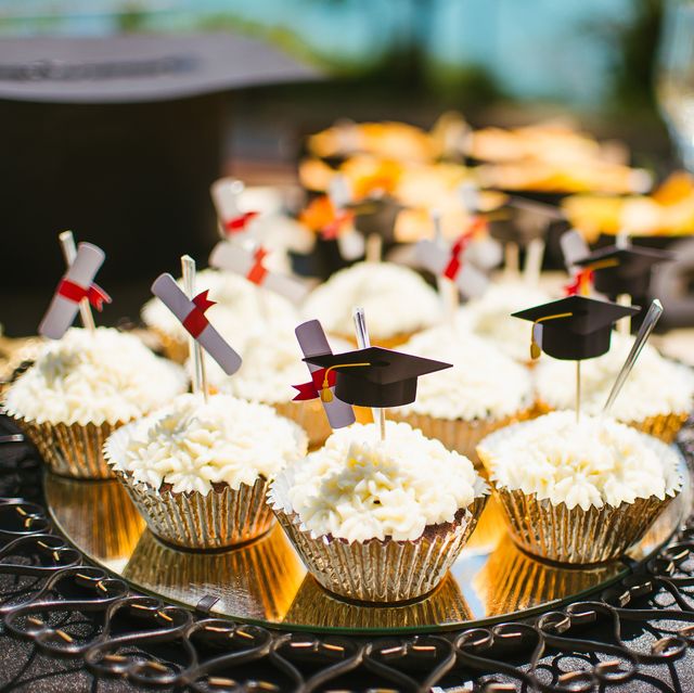 Graduation Cupcakes (Credit: The Pioneer Women)