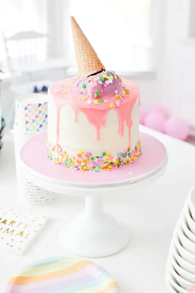 Ice Cream Birthday Cake (Credit: freshmommyblog)
