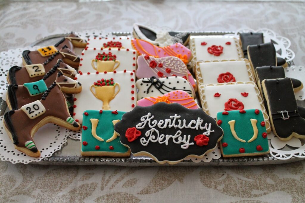 Kentucky Derby Party Cookies (Credit: The Cookie Couture)