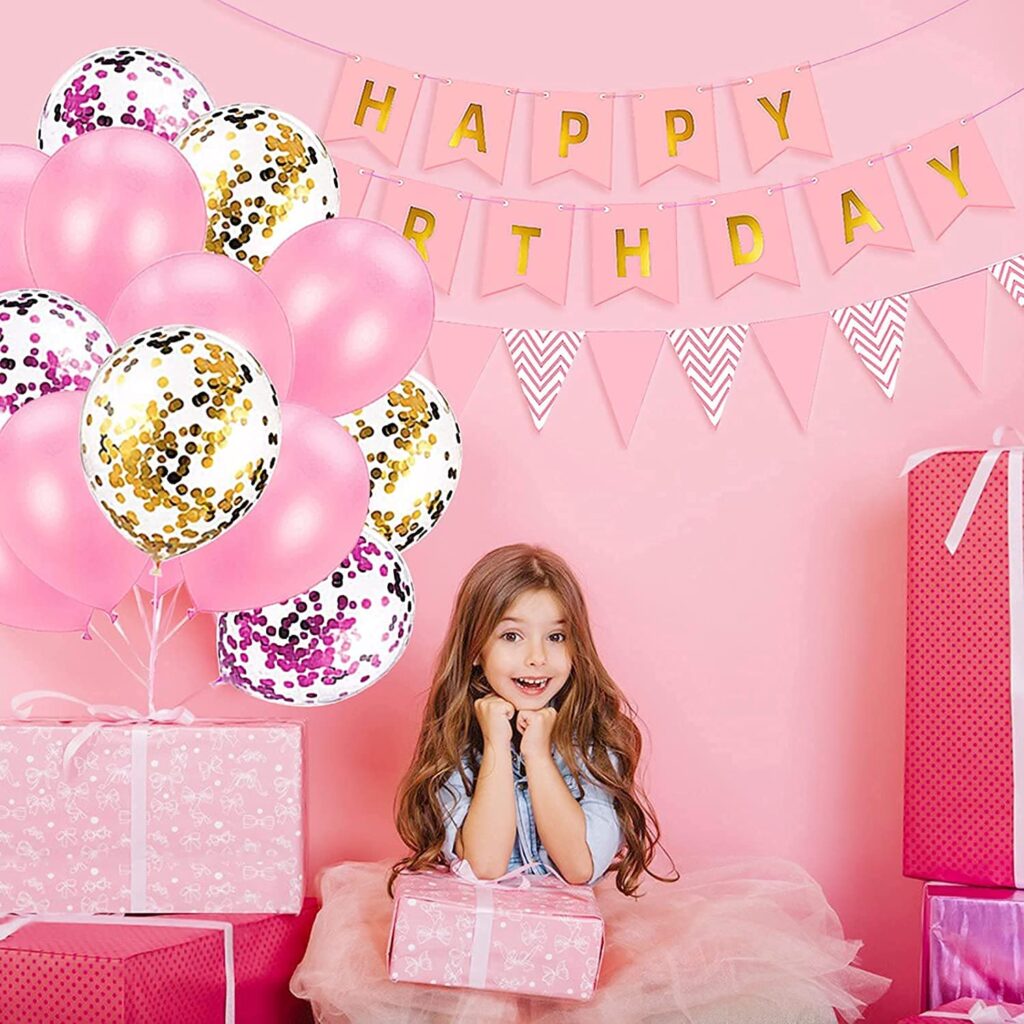 Pink Birthday Party Ideas For Girls (Credit: Ubuy)