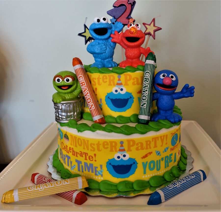 Sesame Street Birthday Party Cakes (Credit: suburbangrandma)