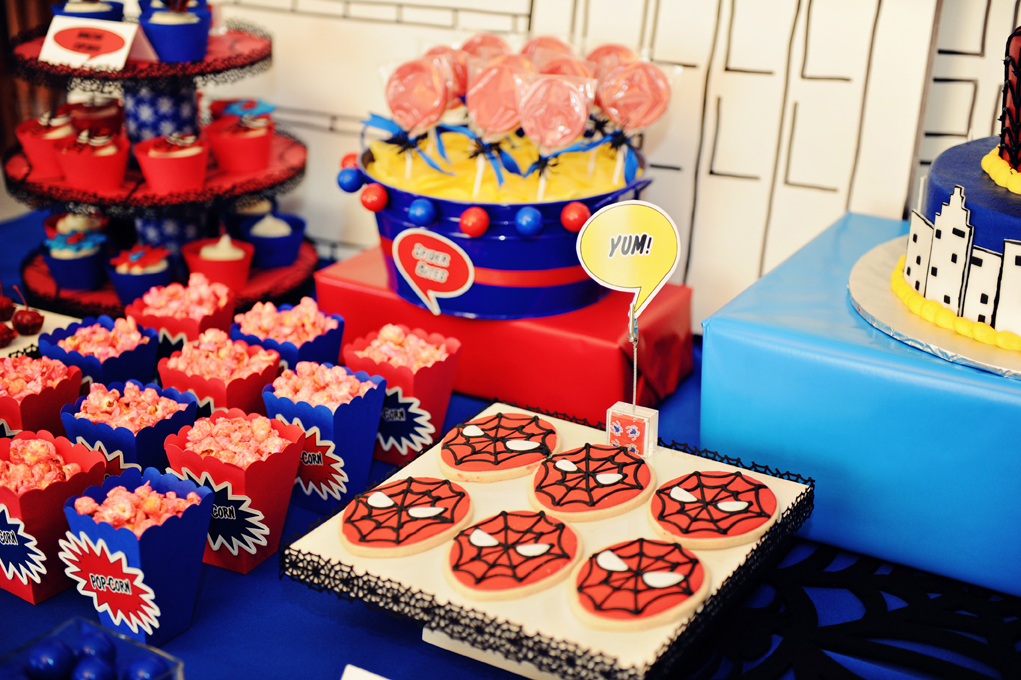 Spiderman Party Sweet Treats (Credit: The Party Wall)