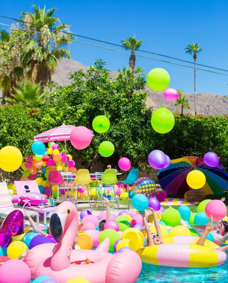 Summer Pool Kids Party Ideas (Credit: Brit.co)