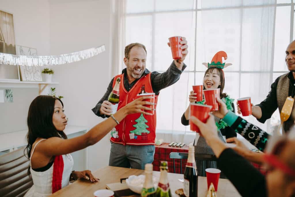 Ugly Sweater Christmas Party Ideas (Credit: peerspace)