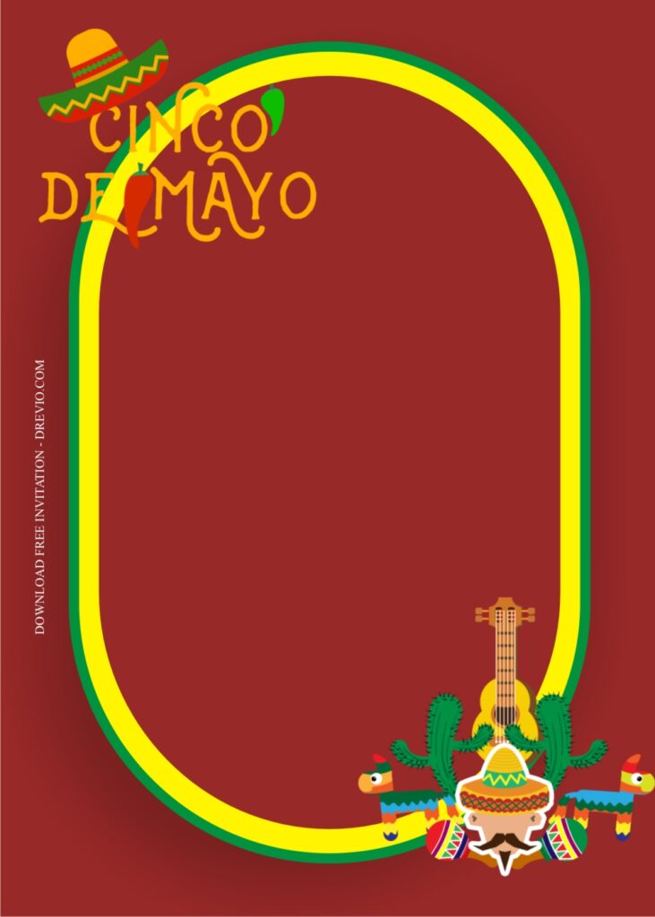 Invitation Template of Cool Cinco de Mayo Party Ideas For Your Best Celebration 5