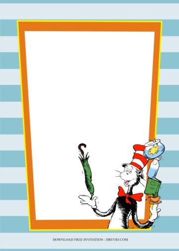 Dr Seuss Themed Birthday Party Ideas & Free Invitations | Download ...