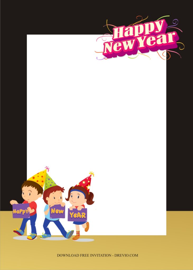 Invitation Template of Fun Family Friendly New Years Party Ideas 1