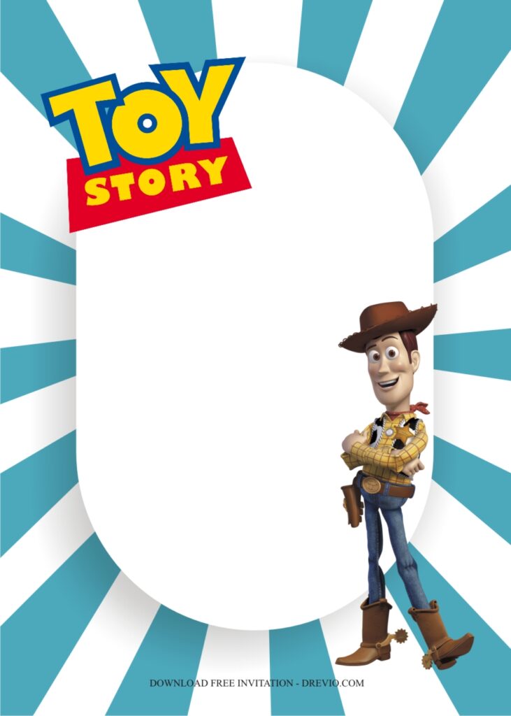 Invitation Template of The Ultimate Toy Story Themed Birthday Party Ideas 1