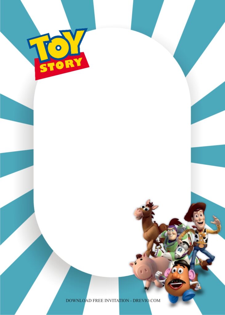 Invitation Template of The Ultimate Toy Story Themed Birthday Party Ideas 11