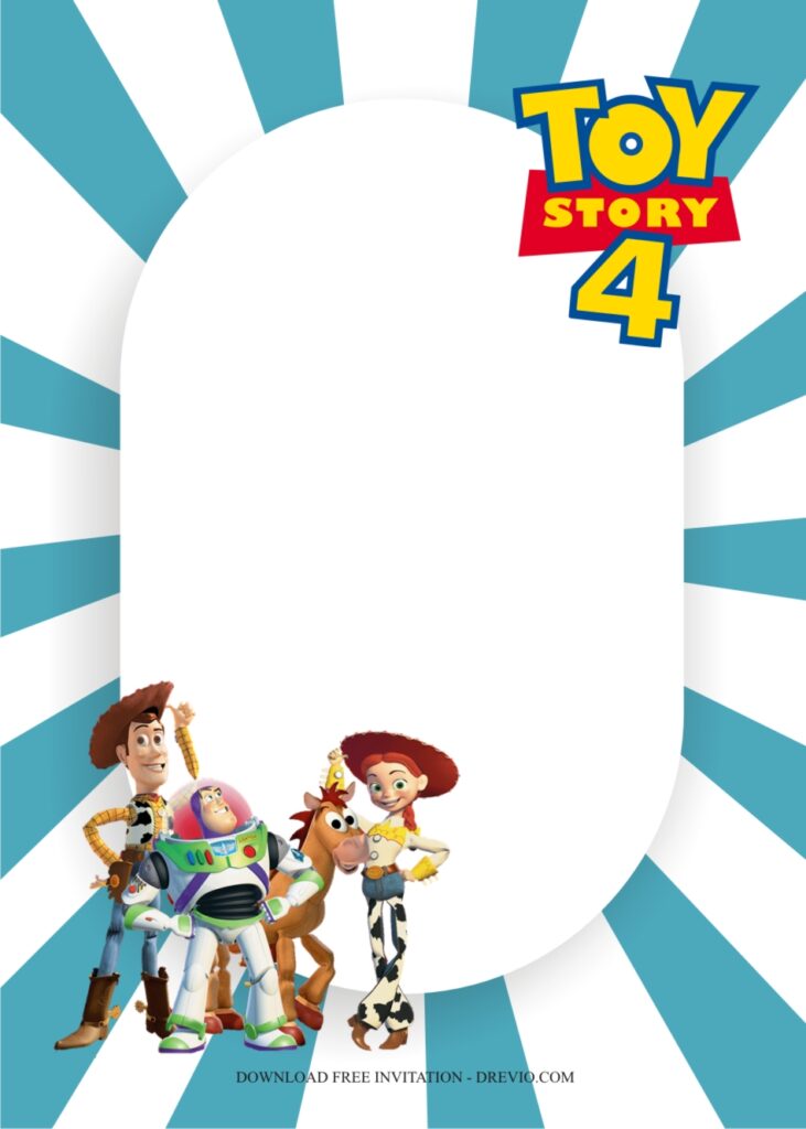 Invitation Template of The Ultimate Toy Story Themed Birthday Party Ideas 12