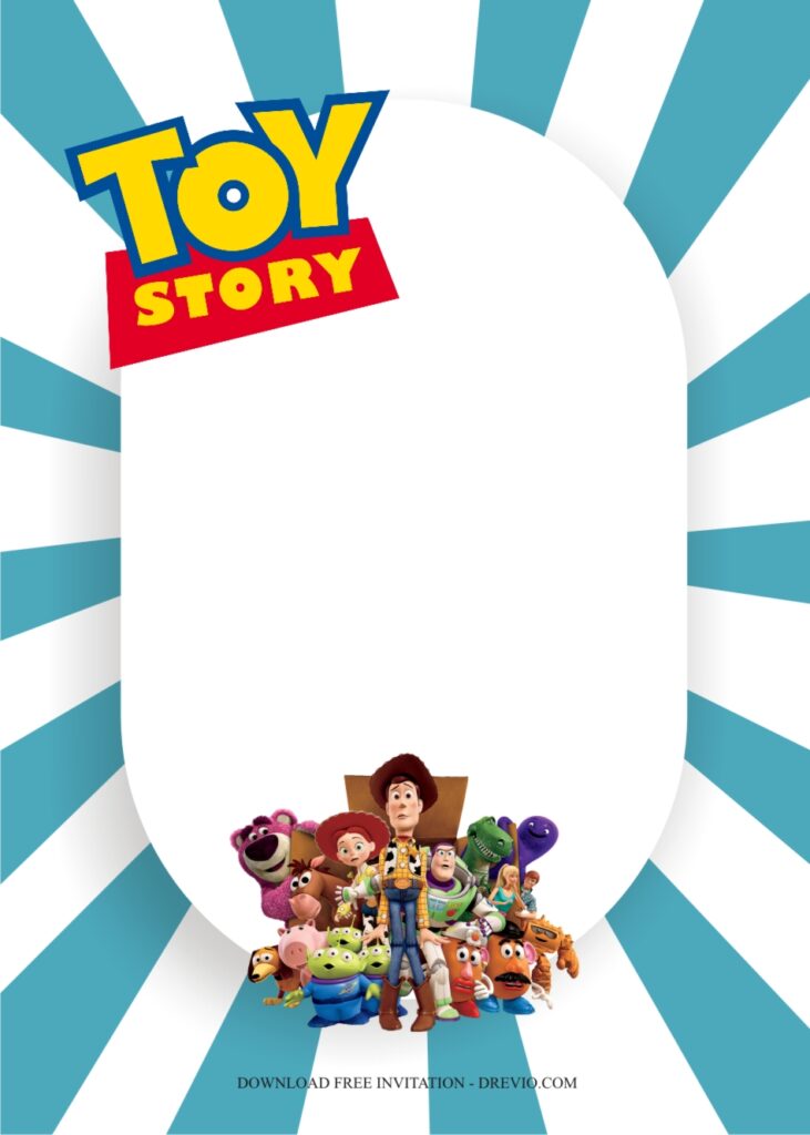 Invitation Template of The Ultimate Toy Story Themed Birthday Party Ideas 4