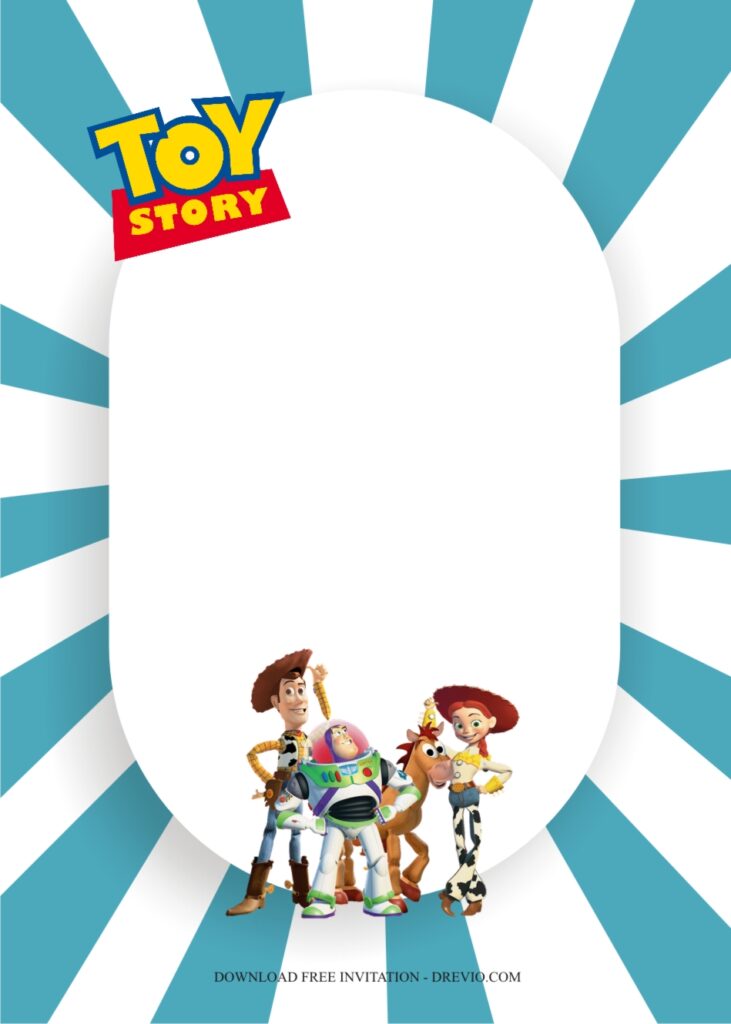 Invitation Template of The Ultimate Toy Story Themed Birthday Party Ideas 7