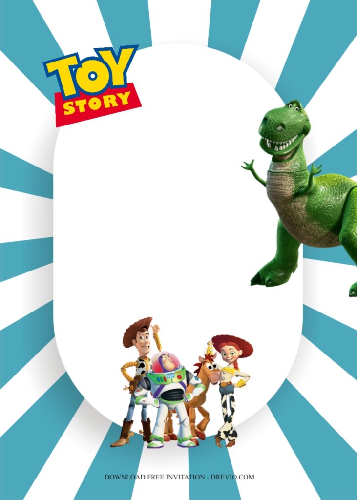 Invitation Template of The Ultimate Toy Story Themed Birthday Party Ideas 8