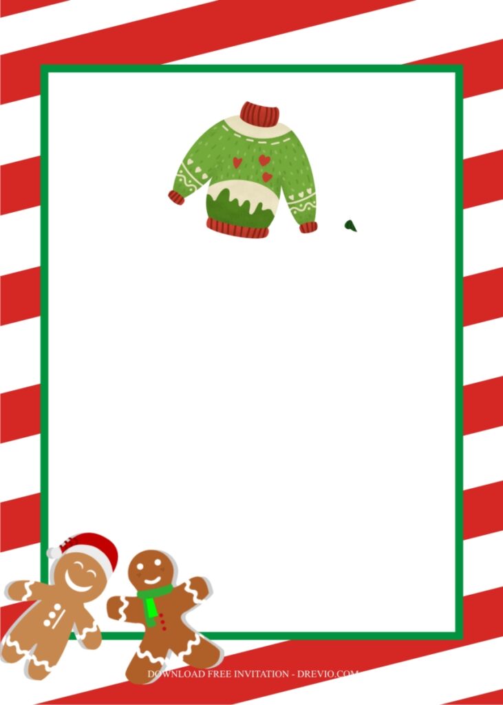 Invitation Template of Host the Perfect Ugly Christmas Sweater Party Ideas 11