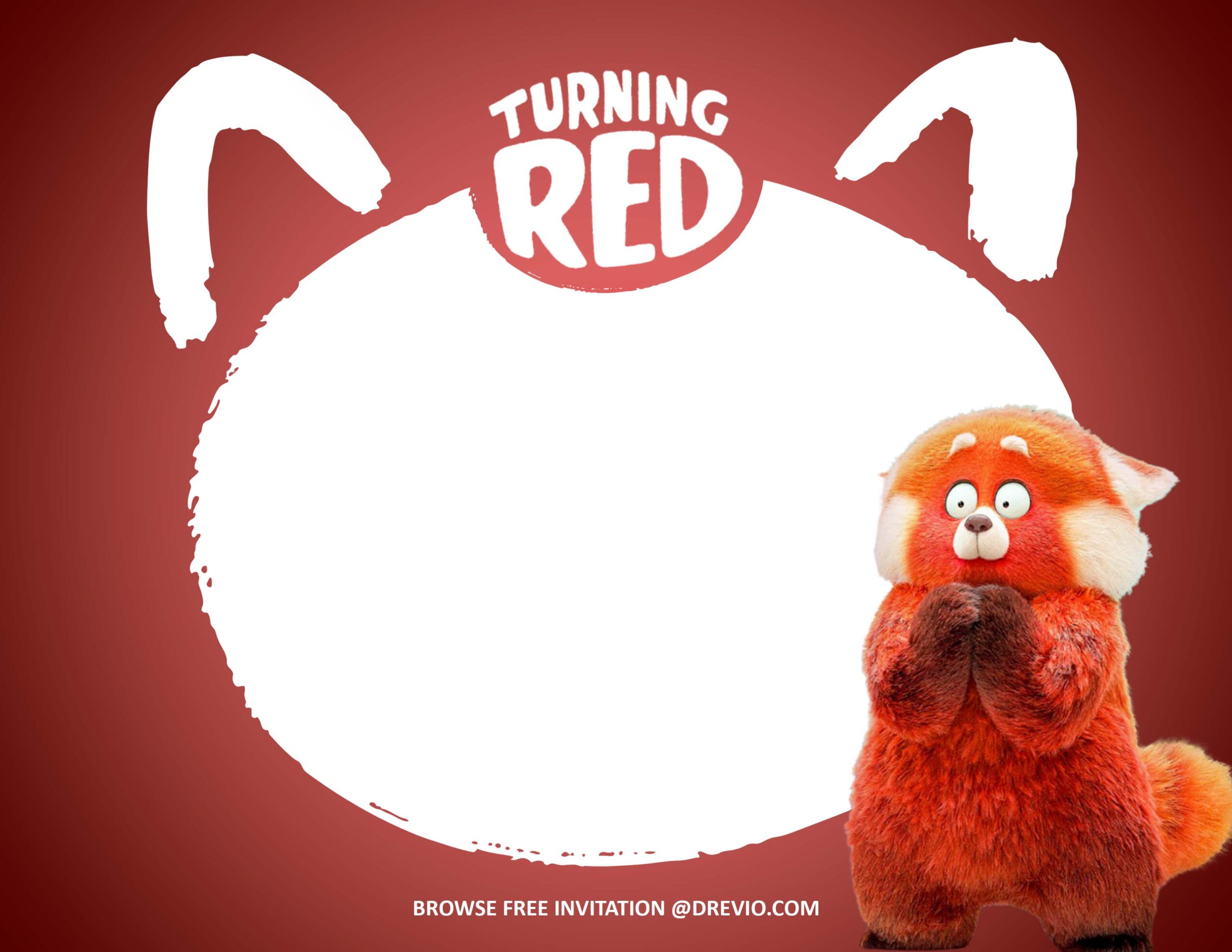 Turning Red Themed Birthday Party Ideas Download Hundreds FREE