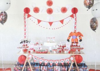 Baymax Party Decorations (Credit: Catch My Party)