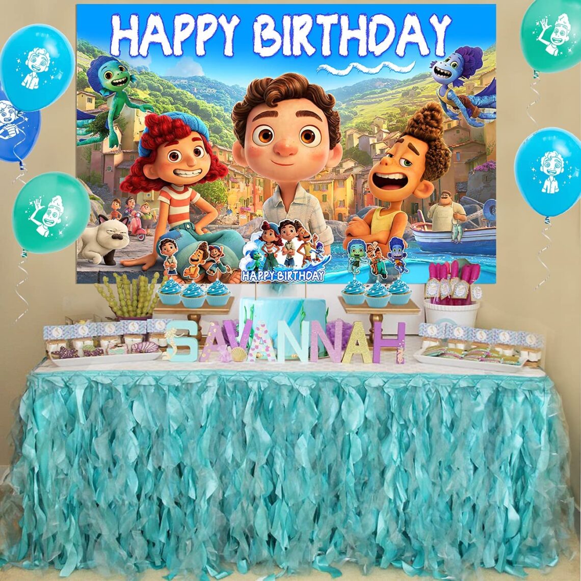 Disney Luca Party Decorations (Credit: AliExpress)