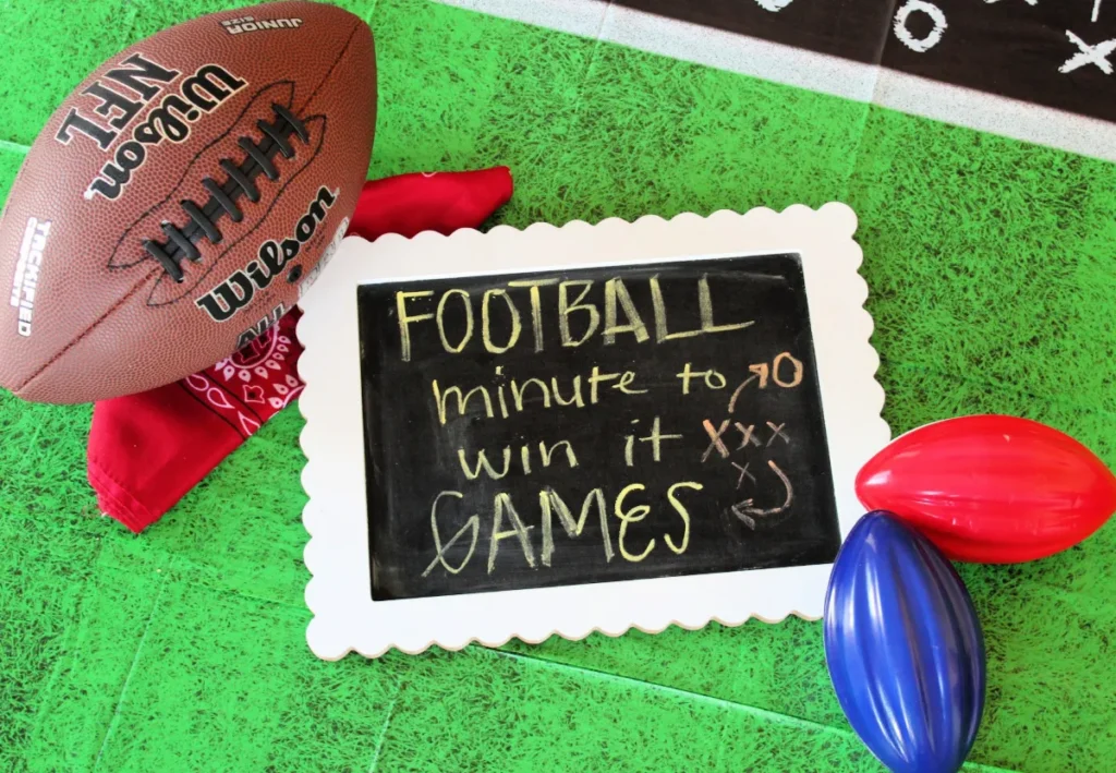 Football Party Games (Credit: fun-squared)