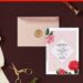 (Free Editable PDF) Whimsical Romantic Camellia Floral Invitation Templates