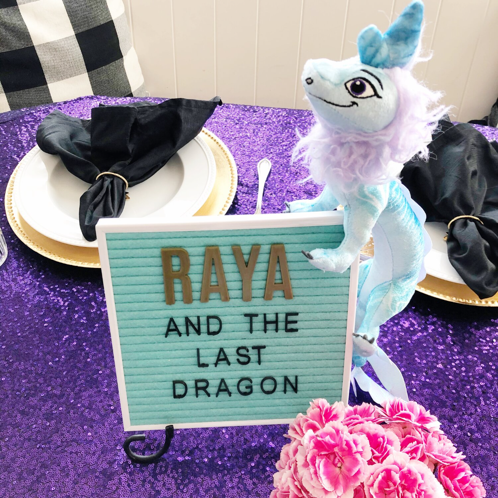 Raya and The Last Dragon Centerpieces (Credit: Pinterest)