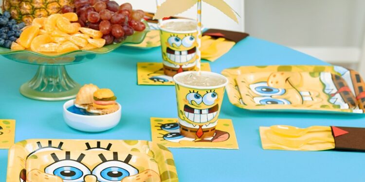 (FREE Invitations) SpongeBob SquarePants Birthday Invitations + Party ...