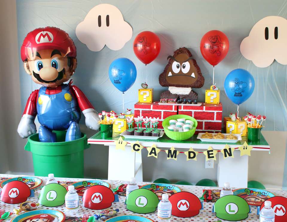 Super Mario Party Decoration (Credit: Catch My Party)