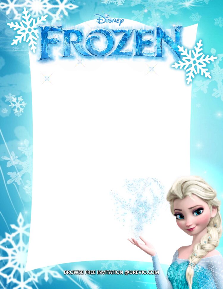 (FREE Invitations) Frozen Birthday Invitations + Party Ideas | Download ...