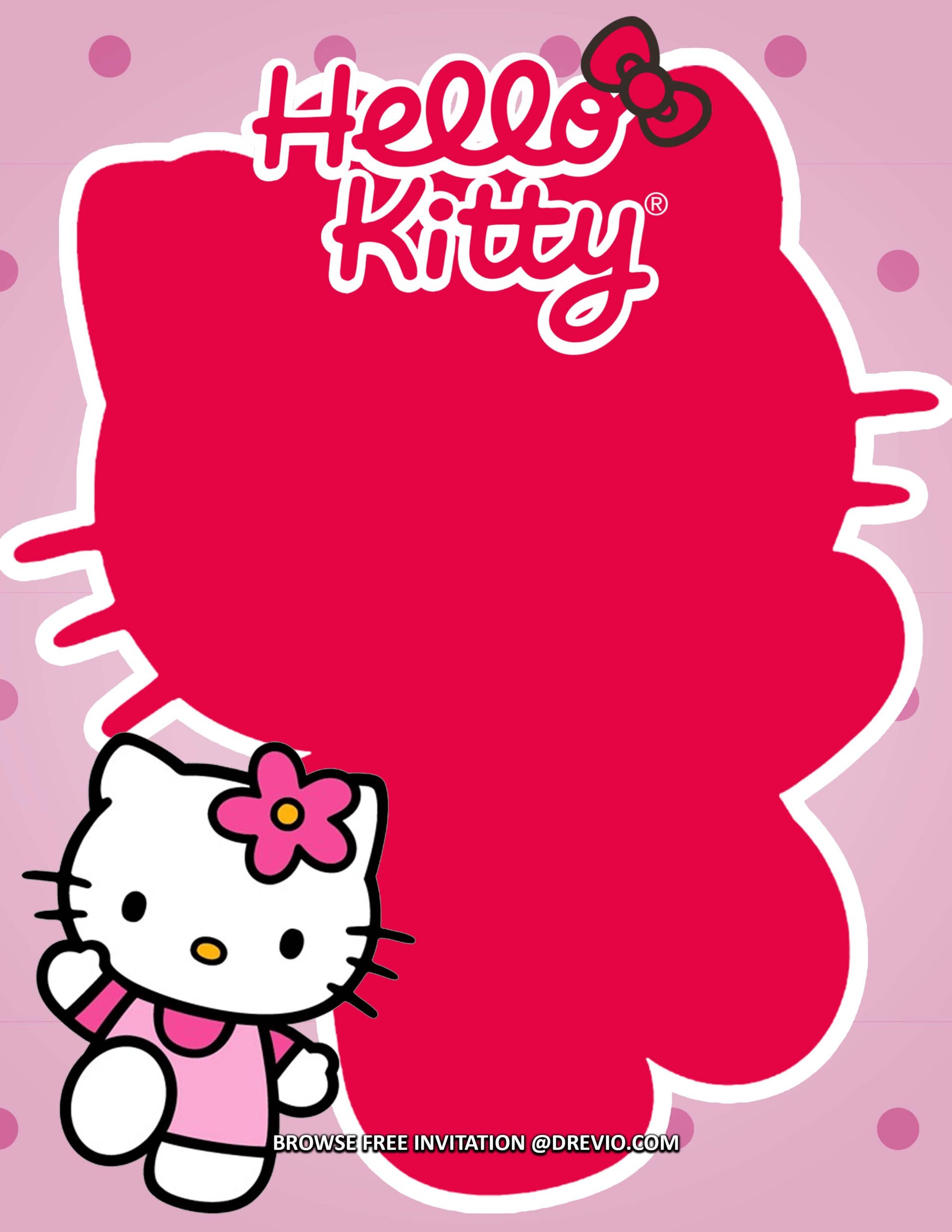 10 BEST] Invitations Hello Kitty, DIGITAL, WHATSAPP
