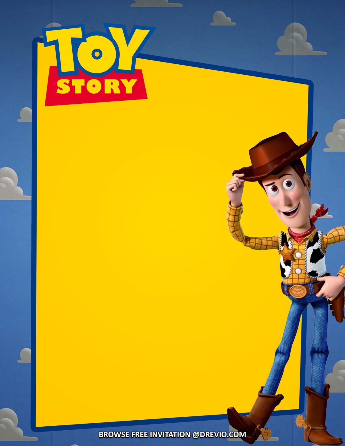 (FREE Invitations) Toy Story Birthday Invitations + Party Ideas ...