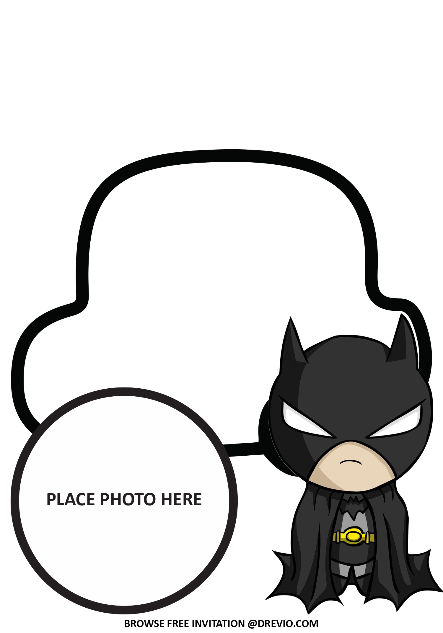 FREE Invitations) Batman Themed Baby Shower Invitations + Party Ideas |  Download Hundreds FREE PRINTABLE Birthday Invitation Templates