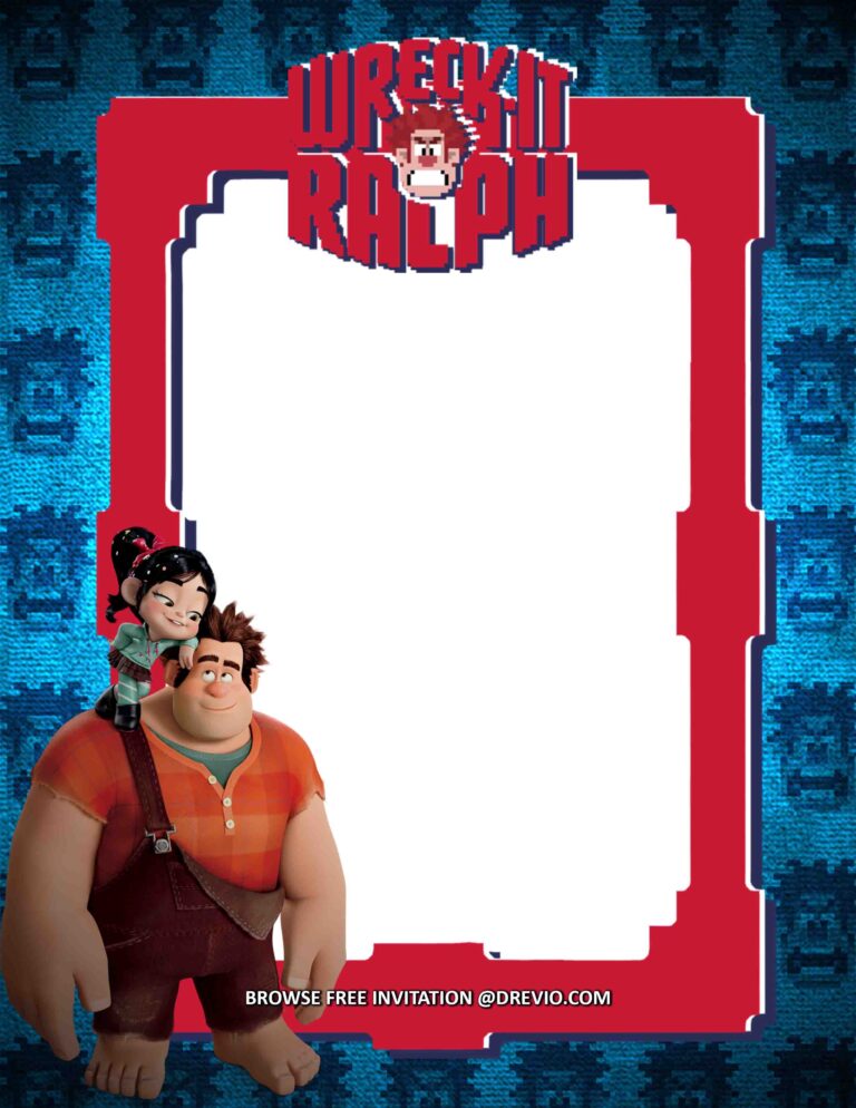 (FREE Invitations) Wreck it Ralph Birthday Invitations + Party Ideas ...