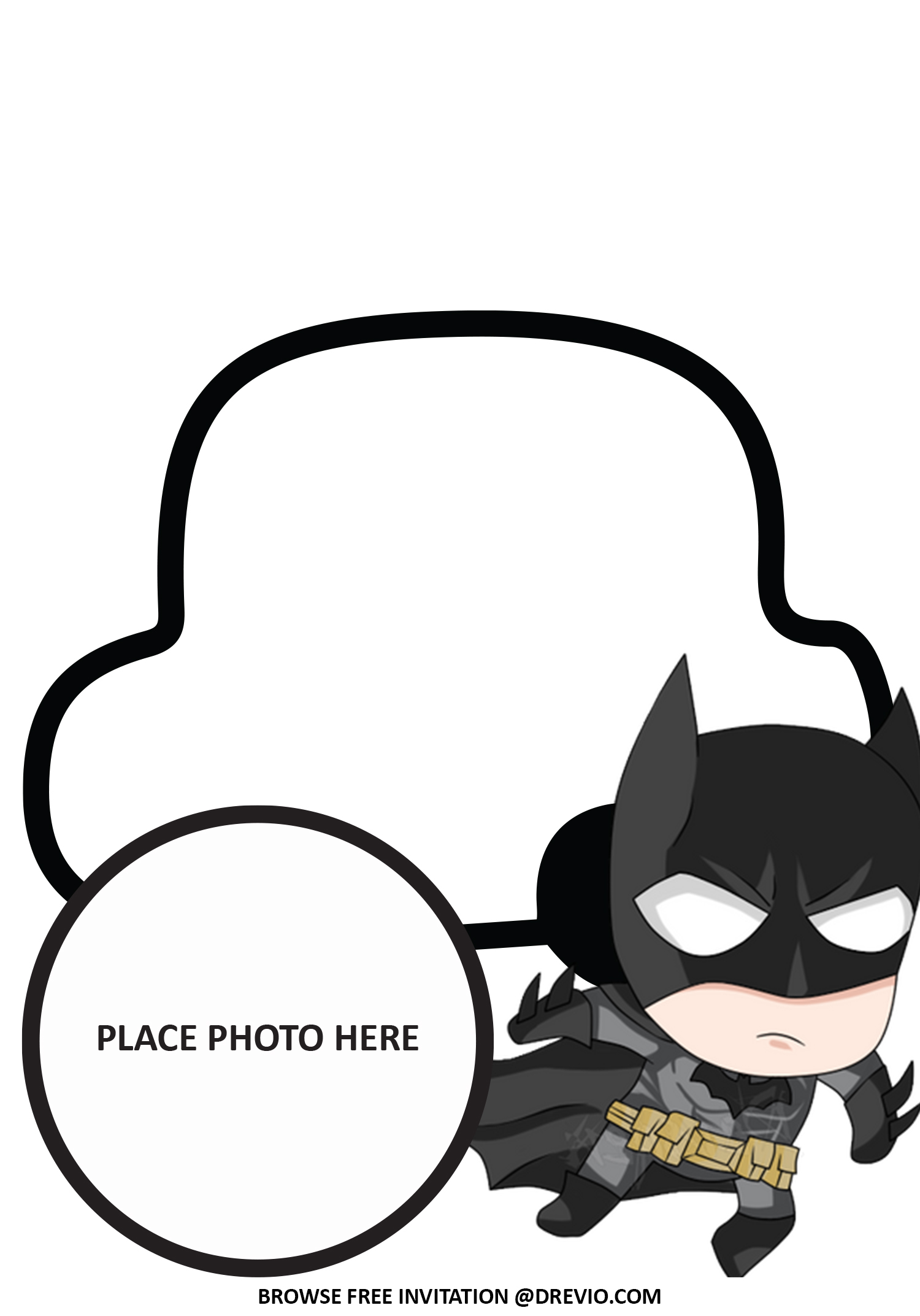 FREE Invitations) Batman Themed Baby Shower Invitations + Party Ideas |  Download Hundreds FREE PRINTABLE Birthday Invitation Templates