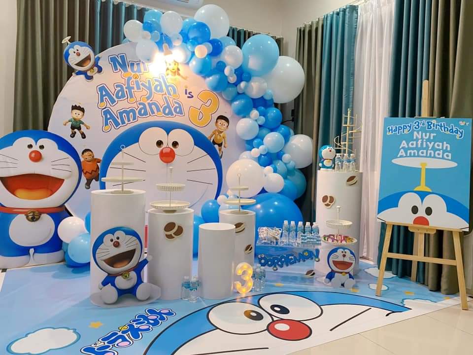 Doraemon Party Decorations (Credit: KD Party House)