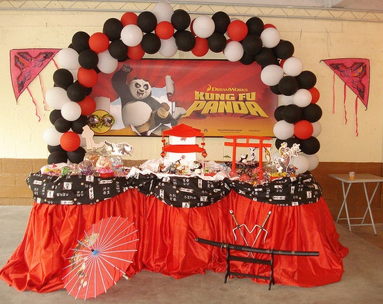 Kung Fu Panda Party Decorations (Credit: Pinterest)