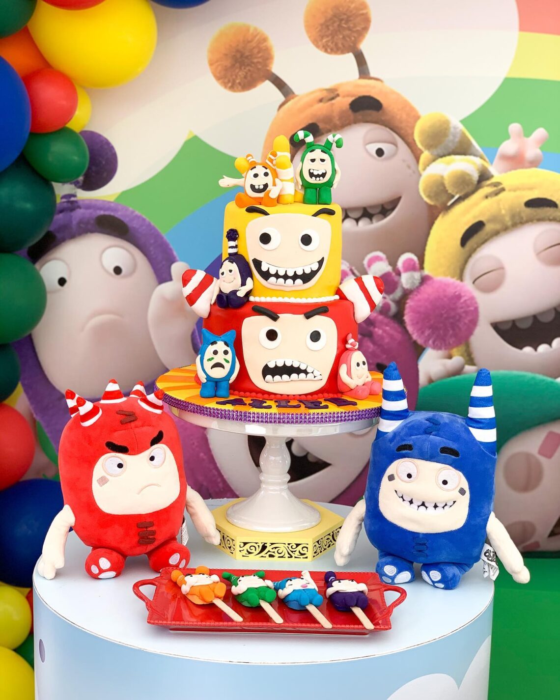 Oddbods Party Decorations (Credit: Angie's Dream Decorations)