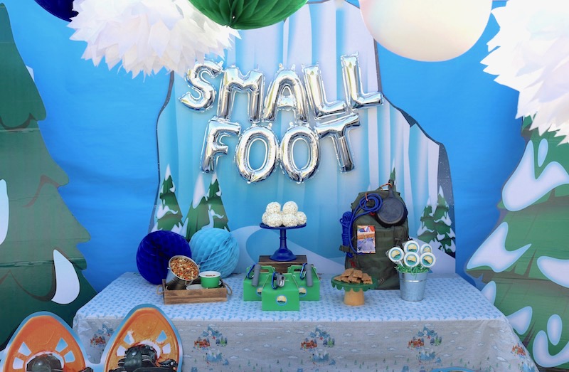 Smallfoot Party Decoration (Credit: Laura's Little Party)